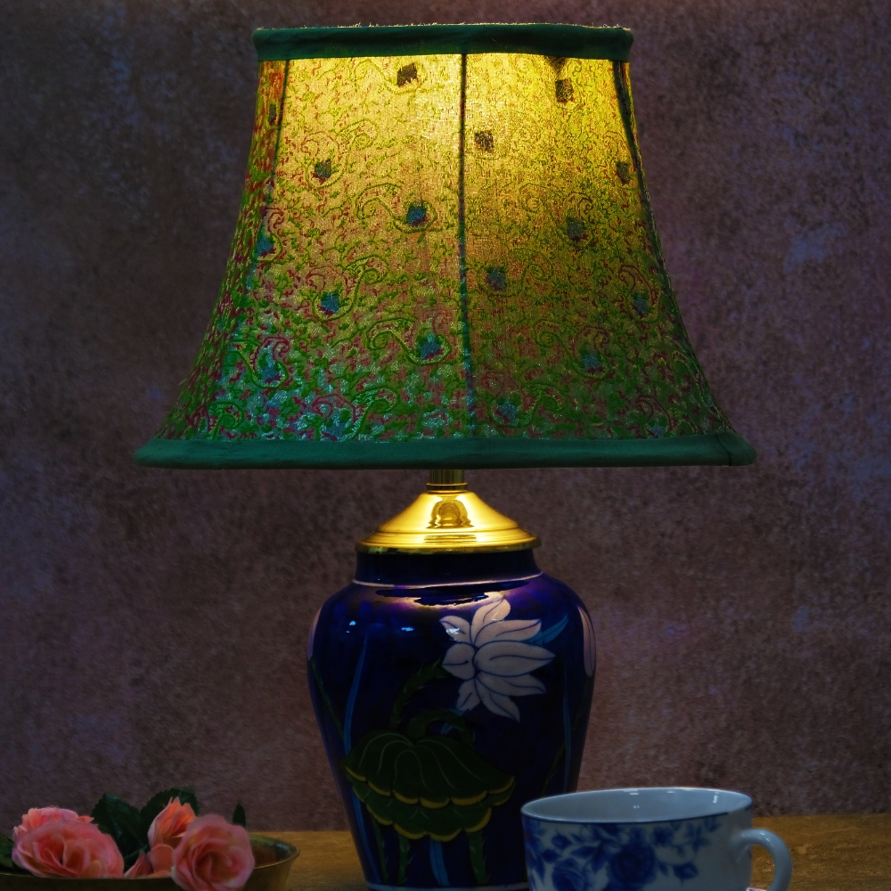 Brocade Bell Lampshade